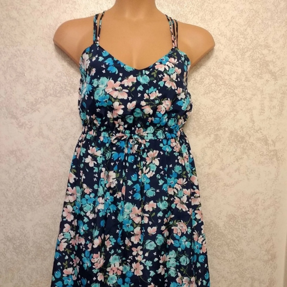 Rue21 Blue Floral High Low Dress